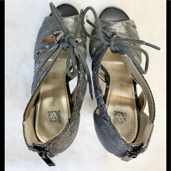 Anne Klein iFlex Akornella Lace-up Gladiator Heels - Picture 7 of 8